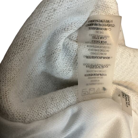 Calvin Klein Women's Sz 3X Light Brown /Ivory Plaid Open Front Jacket Pockets - Picture 9 of 13